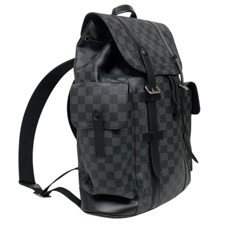 ルイ・ヴィトン LOUIS VUITTON クリストファー MM N41379 ダミエ・グラフィット メンズ リュック デイパック バックパック