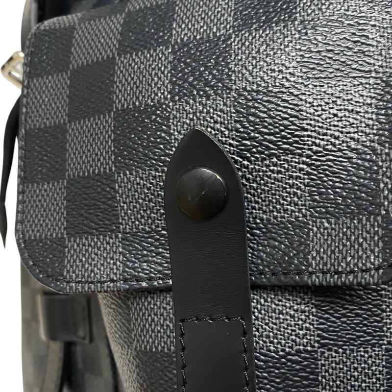 ルイ・ヴィトン LOUIS VUITTON クリストファー MM N41379 ダミエ・グラフィット メンズ リュック デイパック バックパック