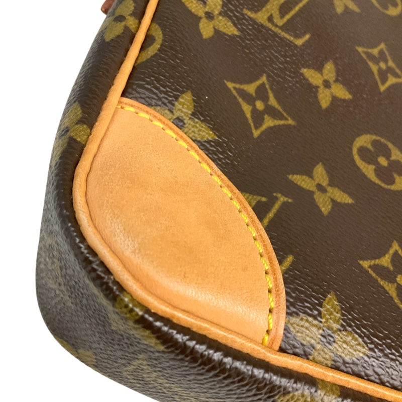 ルイ・ヴィトン LOUIS VUITTON ダヌーブ M45266 ブラウン /ゴールド金具 モノグラムキャンパス レディース ショルダーバッグ