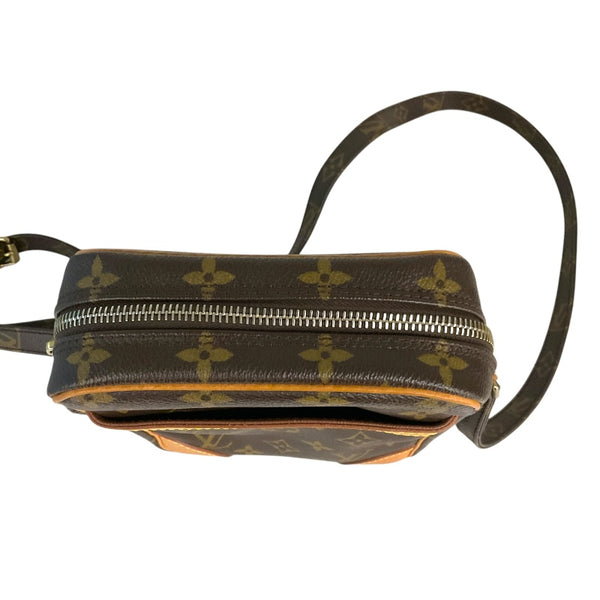 ルイ・ヴィトン LOUIS VUITTON ダヌーブ M45266 ブラウン /ゴールド金具 モノグラムキャンパス レディース ショルダーバッグ