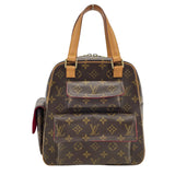 ルイ・ヴィトン LOUIS VUITTON エクサントリシテ M51161 ブラウン モノグラムキャンバス レディース ハンドバッグ