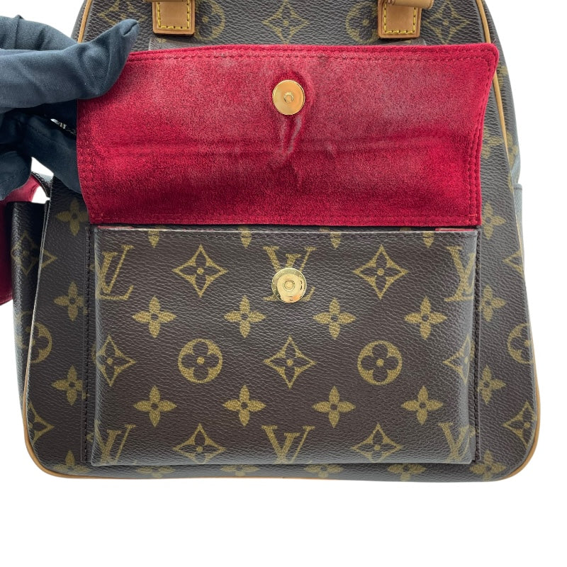 ルイ・ヴィトン LOUIS VUITTON エクサントリシテ M51161 ブラウン モノグラムキャンバス レディース ハンドバッグ