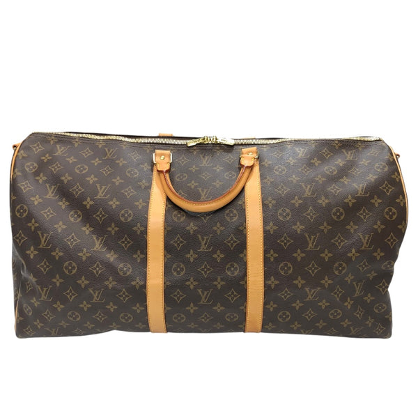 ルイ・ヴィトン LOUIS VUITTON キーポル・バンドリエール60 M41412 ブラウン　ゴールド金具 モノグラム ユニセックス ボストンバッグ