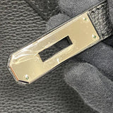 エルメス HERMES バーキン30 □L刻 ブラック シルバー金具 ヴァッシュリエージュ レディース ハンドバッグ