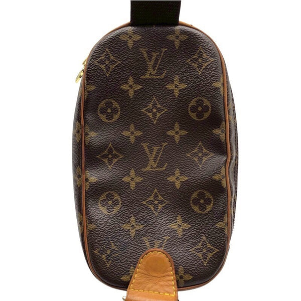 ルイ・ヴィトン LOUIS VUITTON ポシェット・ガンジュ M51870 ブラウン モノグラム メンズ ボディバッグ