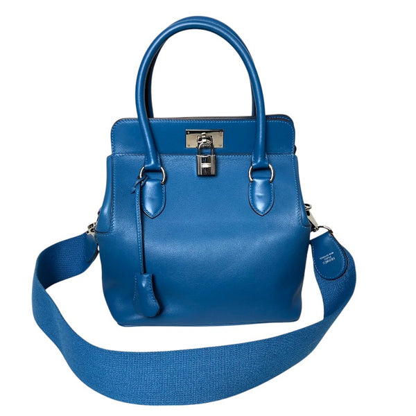 エルメス HERMES ツールボックス20 □O刻印 ミコノス シルバー金具 エヴァーカラー レディース ハンドバッグ