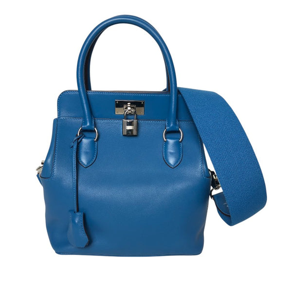 エルメス HERMES ツールボックス20 □O刻印 ミコノス シルバー金具 エヴァーカラー レディース ハンドバッグ