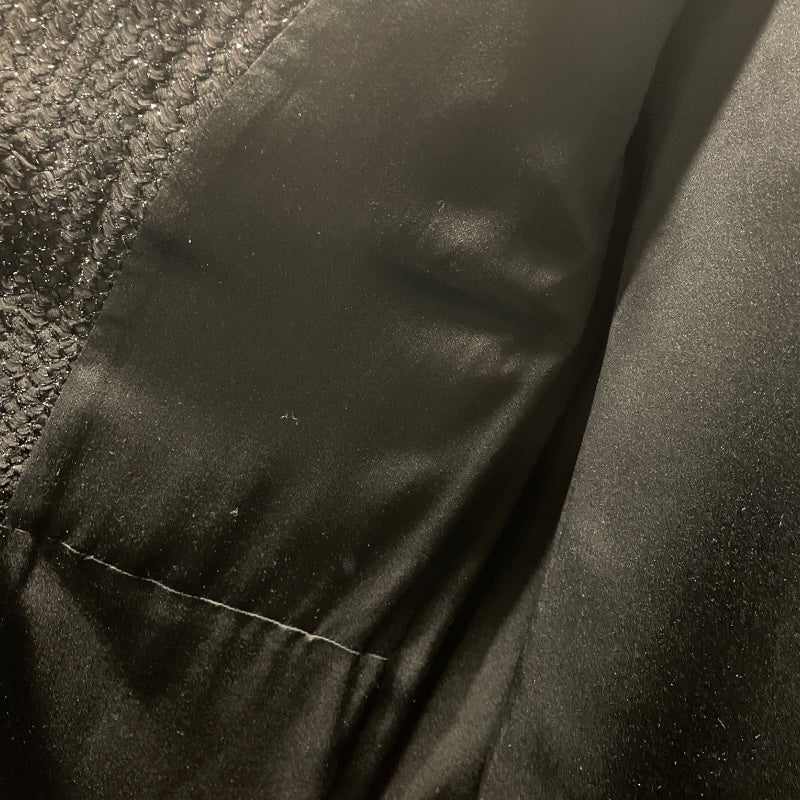 シャネル CHANEL ツイードコート P73113 ブラック レーヨン レディース ミリタリーコート