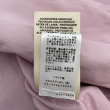 エルメス HERMES ディアスキンレザージャケット 3E1202D1 ピンク レザー レディース テーラードジャケット