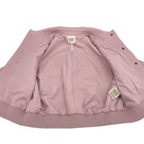 エルメス HERMES ディアスキンレザージャケット 3E1202D1 ピンク レザー レディース テーラードジャケット