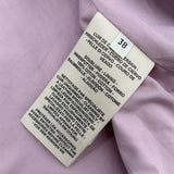 エルメス HERMES ディアスキンレザージャケット 3E1202D1 ピンク レザー レディース テーラードジャケット