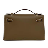 エルメス HERMES ポシェットケリー W刻 エトゥープ ゴールド金具 スイフト レディース ハンドバッグ