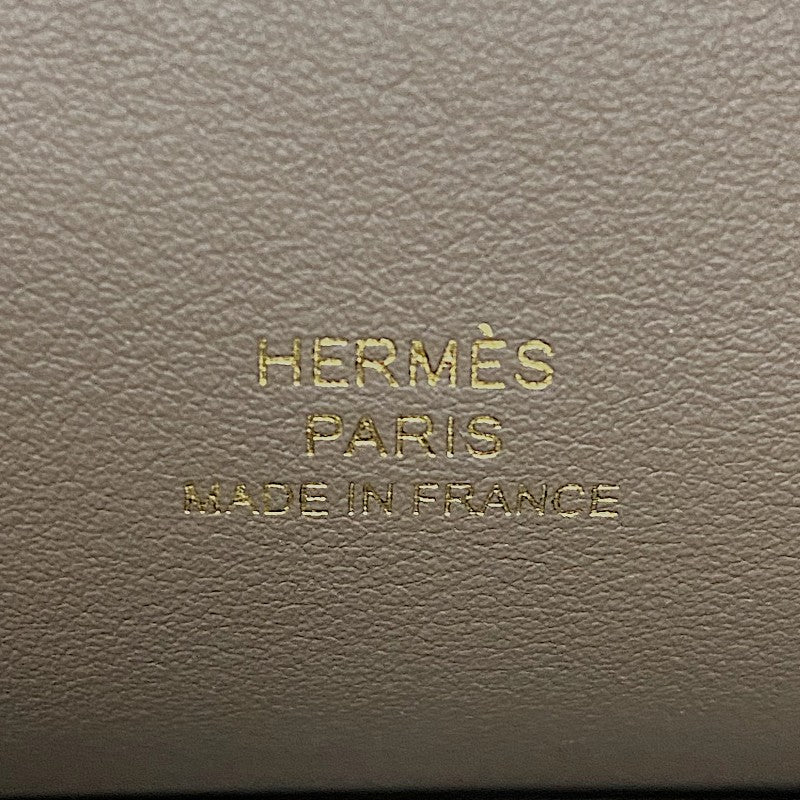 エルメス HERMES ポシェットケリー W刻 エトゥープ ゴールド金具 スイフト レディース ハンドバッグ