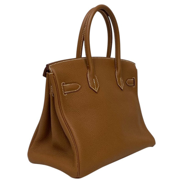 エルメス HERMES バーキン30 C刻 ゴールド ゴールド金具 トゴ レディース ハンドバッグ