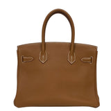 エルメス HERMES バーキン30 C刻 ゴールド ゴールド金具 トゴ レディース ハンドバッグ