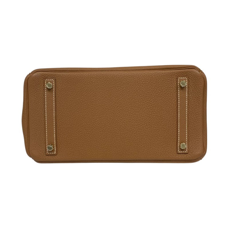 エルメス HERMES バーキン30 C刻 ゴールド ゴールド金具 トゴ レディース ハンドバッグ