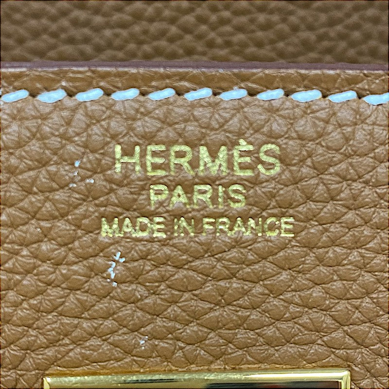 エルメス HERMES バーキン30 C刻 ゴールド ゴールド金具 トゴ レディース ハンドバッグ