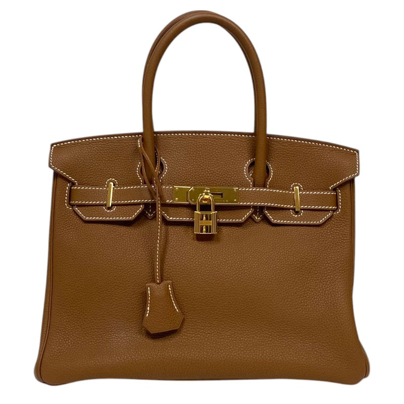 エルメス HERMES バーキン30 C刻 ゴールド ゴールド金具 トゴ レディース ハンドバッグ