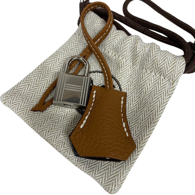エルメス HERMES バーキン25 ヴェルソ W刻 ゴールド×グラファイト シルバー金具 トゴ レディース ハンドバッグ