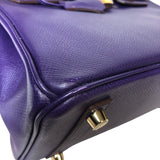 エルメス HERMES バーキン25 □N刻 アイリス ゴールド金具 エプソン レディース ハンドバッグ