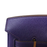 エルメス HERMES バーキン25 □N刻 アイリス ゴールド金具 エプソン レディース ハンドバッグ