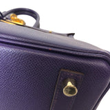 エルメス HERMES バーキン25 □N刻 アイリス ゴールド金具 エプソン レディース ハンドバッグ