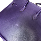 エルメス HERMES バーキン25 □N刻 アイリス ゴールド金具 エプソン レディース ハンドバッグ