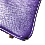 エルメス HERMES バーキン25 □N刻 アイリス ゴールド金具 エプソン レディース ハンドバッグ