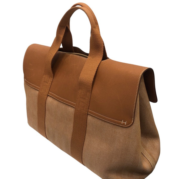 エルメス HERMES ヴァルパライソMM トワル・レザー メンズ ハンドバッグ