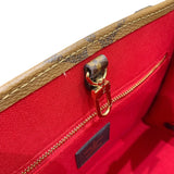 ルイ・ヴィトン LOUIS VUITTON オンザゴーPM M46373 ブラウン モノグラム・リバースキャンバス レディース ハンドバッグ
