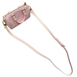 ルイ・ヴィトン LOUIS VUITTON ナノ・スピーディー　サマー・スターダスト M81508 ピンク　 モノグラム・アンプラント レディース ショルダーバッグ