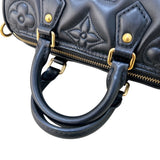 ルイ・ヴィトン LOUIS VUITTON パピヨンBB バブルグラム M59800 ブラック ゴールド金具 モノグラム・アンプラント レディース ショルダーバッグ