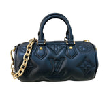 ルイ・ヴィトン LOUIS VUITTON パピヨンBB バブルグラム M59800 ブラック ゴールド金具 モノグラム・アンプラント レディース ショルダーバッグ
