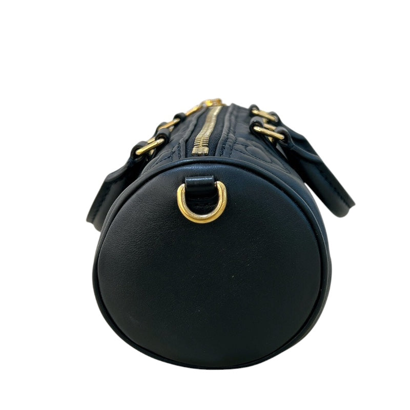 ルイ・ヴィトン LOUIS VUITTON パピヨンBB バブルグラム M59800 ブラック ゴールド金具 モノグラム・アンプラント レディース ショルダーバッグ