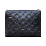 ルイ・ヴィトン LOUIS VUITTON クッサンPM M57790 ノワール ラムレザー レディース ショルダーバッグ