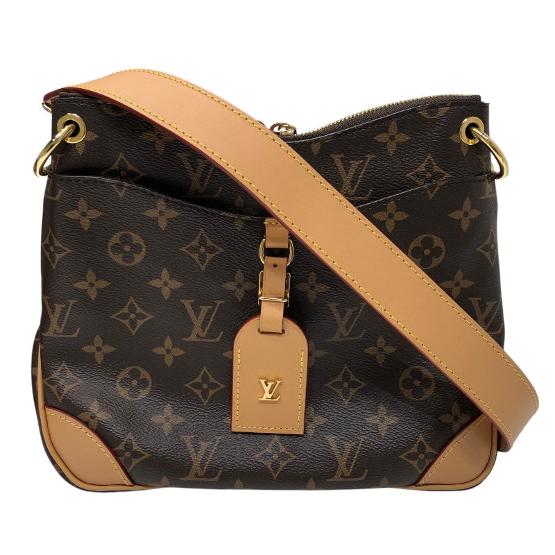 ルイ・ヴィトン LOUIS VUITTON オデオンNM PM M45354 ブラウン　ゴールド金具 モノグラム レディース ショルダーバッグ