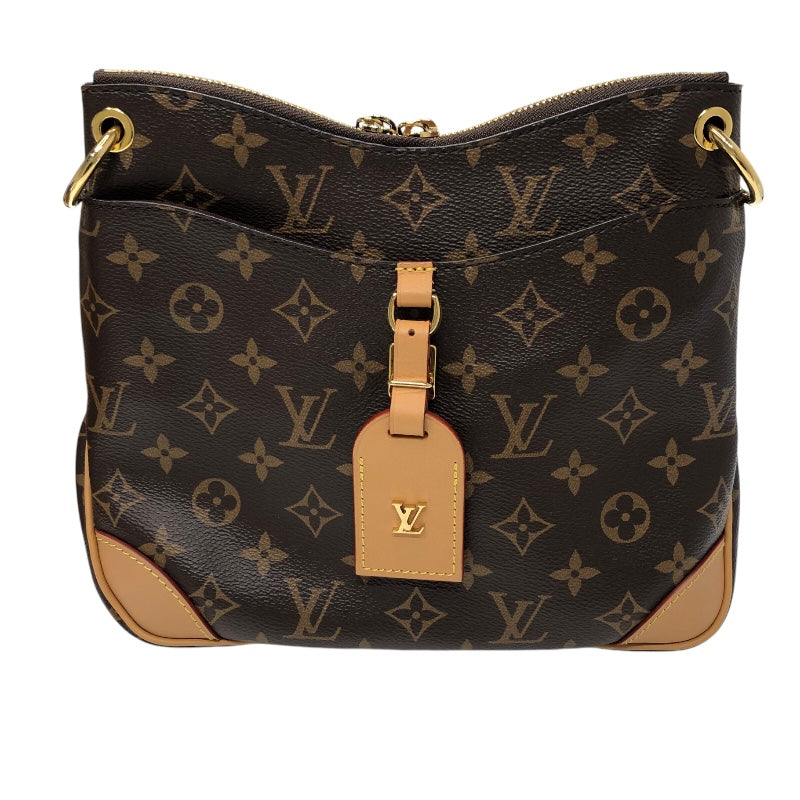 ルイ・ヴィトン LOUIS VUITTON オデオンNM PM M45354 ブラウン　ゴールド金具 モノグラム レディース ショルダーバッグ