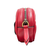グッチ GUCCI GGマーモント　ウエストバッグ 476434 レッド レザー レディース ウエストバッグ