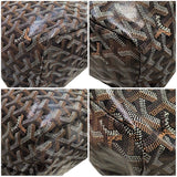 ゴヤール GOYARD サンルイPM ブラック×ブラウン ゴヤールディンキャンバス ユニセックス ハンドバッグ