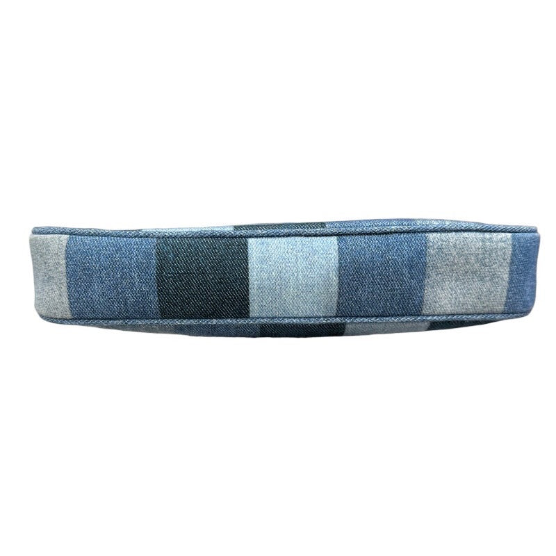 ルイ・ヴィトン LOUIS VUITTON ミュルティ・ポシェット・アクセソワ―ル M44990 ブルー　ゴールド金具 モノグラム・デニム レディース ショルダーバッグ