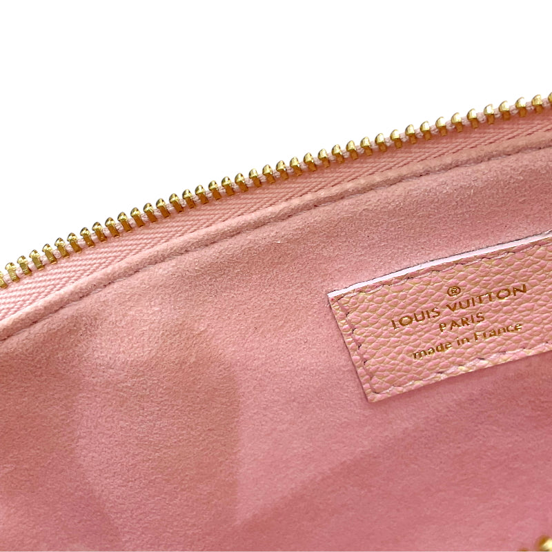 ルイ・ヴィトン LOUIS VUITTON ミュルティ・ポシェット・アクセソワール M46093 サマースターダスト モノグラム・アンプラントレザー レディース ショルダーバッグ