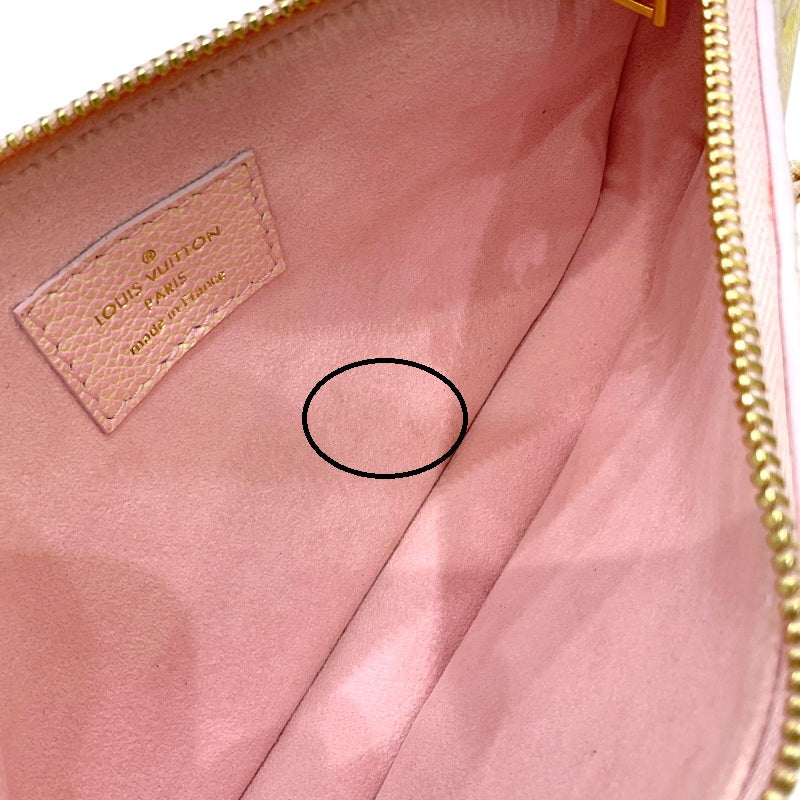 ルイ・ヴィトン LOUIS VUITTON ミュルティ・ポシェット・アクセソワール M46093 サマースターダスト モノグラム・アンプラントレザー レディース ショルダーバッグ