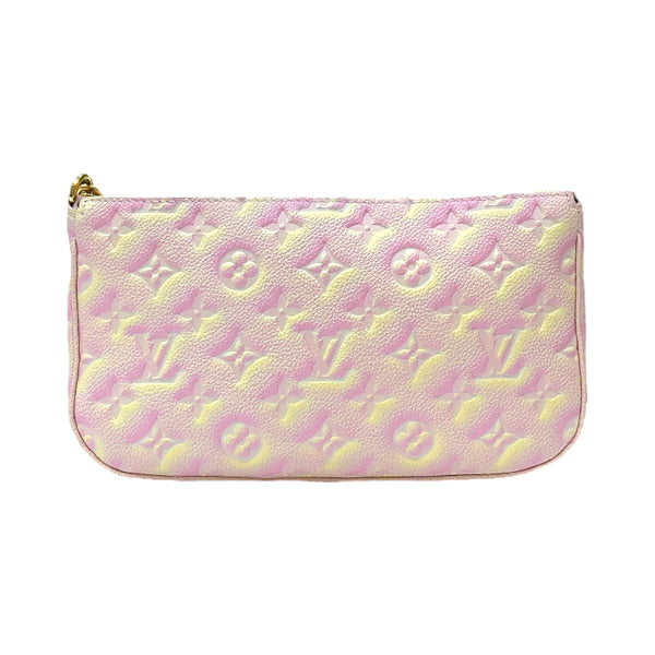 ルイ・ヴィトン LOUIS VUITTON ミュルティ・ポシェット・アクセソワール M46093 サマースターダスト モノグラム・アンプラントレザー レディース ショルダーバッグ
