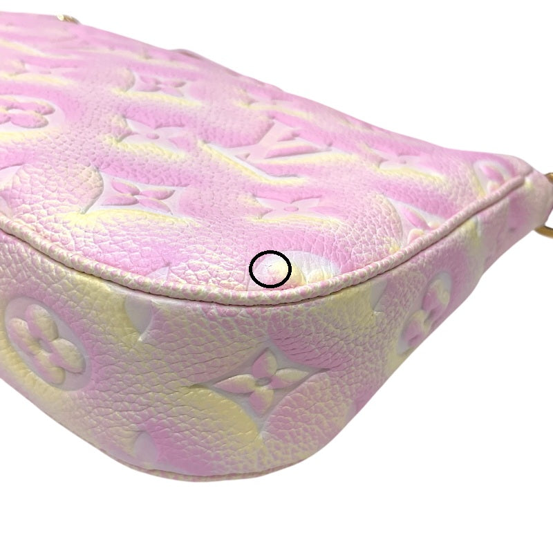 ルイ・ヴィトン LOUIS VUITTON ミュルティ・ポシェット・アクセソワール M46093 サマースターダスト モノグラム・アンプラントレザー レディース ショルダーバッグ
