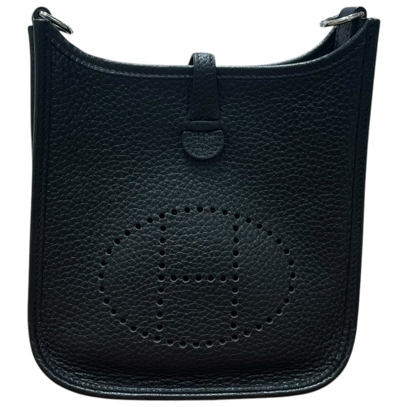 エルメス HERMES エヴリンTPM Y刻 ブラック　シルバー金具 トリヨンクレマンス レディース ショルダーバッグ