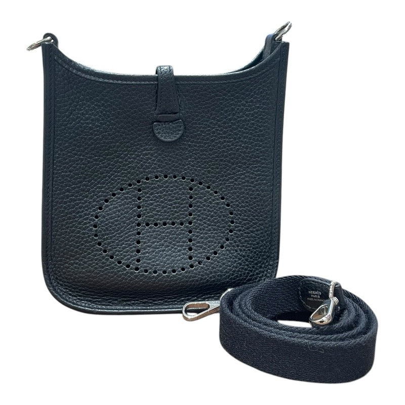 エルメス HERMES エヴリンTPM Y刻 ブラック　シルバー金具 トリヨンクレマンス レディース ショルダーバッグ