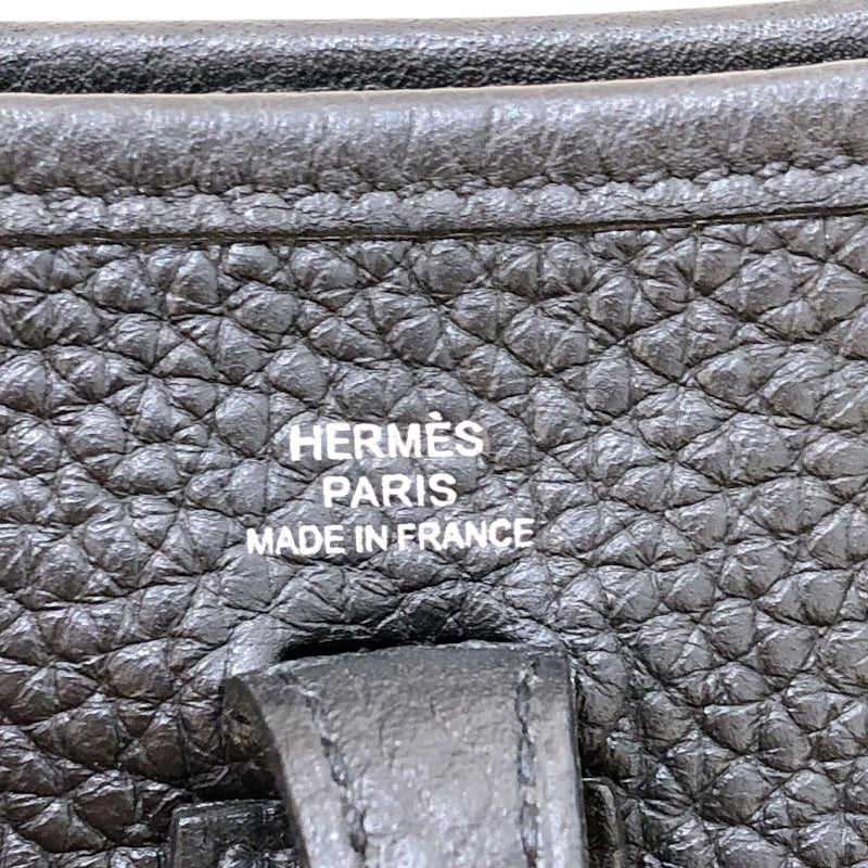 エルメス HERMES エヴリンTPM Y刻印 (2020年製) ブラック シルバー金具 トリヨン レディース ショルダーバッグ