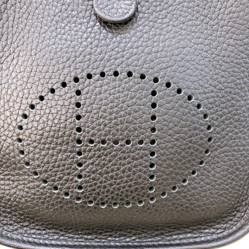 エルメス HERMES エヴリンTPM Y刻印 (2020年製) ブラック シルバー金具 トリヨン レディース ショルダーバッグ