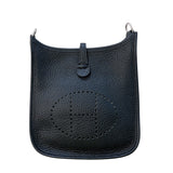 エルメス HERMES エヴリンTPM Y刻印 (2020年製) ブラック シルバー金具 トリヨン レディース ショルダーバッグ