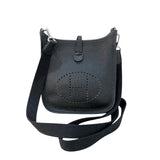エルメス HERMES エヴリンTPM Y刻印 (2020年製) ブラック シルバー金具 トリヨン レディース ショルダーバッグ